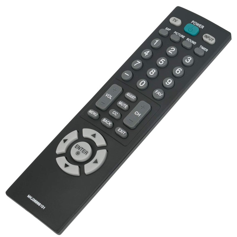 Vinabty MKJ36998101 Replaced Remote fit for LG TV 19LC2D 22LC2D 20LS7D 20LS7DC 23LS7D 23LS7DC 20LS7D-UB 22LC2D-UB 22LC22D 22LC22D-UB 32PC5DVC 20LS7DUB 22LC2DUB 22LC22D 22LC22DUB 20LS7DC-UB 20LS7DCUK 20LS7DC-U - Image 2